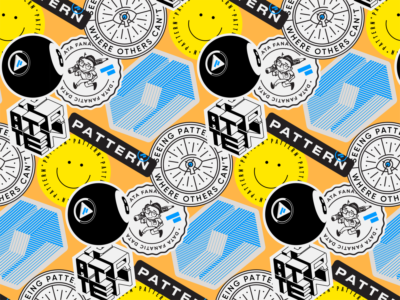 Pattern Stickers by Chase Estes on Dribbble