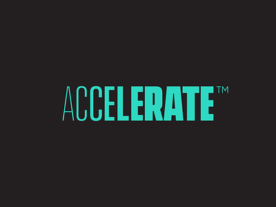 Accelerate - Unused accelerate fast forward grow growth logo progress unused variable wordmark