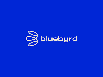 Bluebyrd - V2 animal b bird bluebyrd byrd flying logo monogram symbol