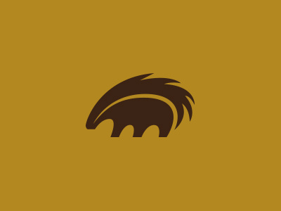 Porcupine animal animal sihouette icon logo mark porcupine sleek spike animal