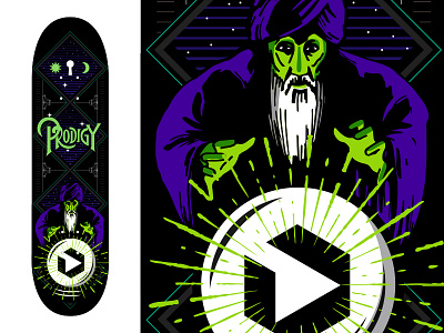 Prodigy Fortune Teller Deck astrology deck fortune teller horoscope prodigy skateboard