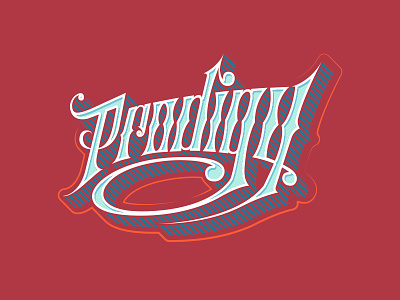 Prodigy Shirt fonts letter head logo old tshirt vintage