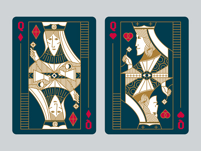 Playing Cards - Queens