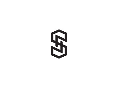 S - H logo monogram sh two letters visible