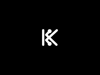 K Network connect cross k logo k monogram logo network terminals