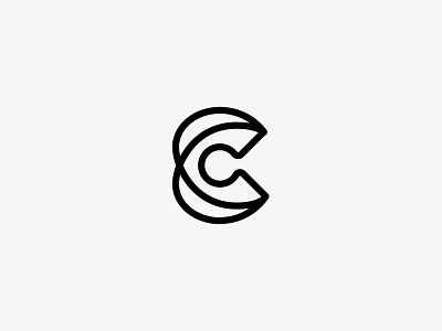 C No. 3 c letter c logo mongram