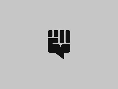 Speak Resistance empower fist lives matter power resistance speech bubble talk vote