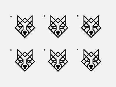 Block Nation Ideas animal block blockchain dog fox logo single weight square wolf