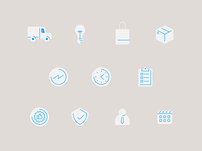 Pattern Infographics Icons business distributed e commerce growth icons pattern protect subtle