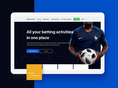 Betting Platform Landing Page