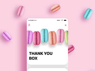Macaroony app macaroon mobile mock up ux ui design