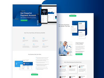 Portfolio Affiliate Business Page business design mock up ui ux ui design web webdesign