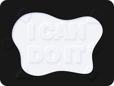 I CAN DO IT design dribbble graphic illustration typogaphy weekly warm up