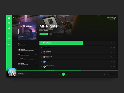 Spotify Desktop App - Playlist