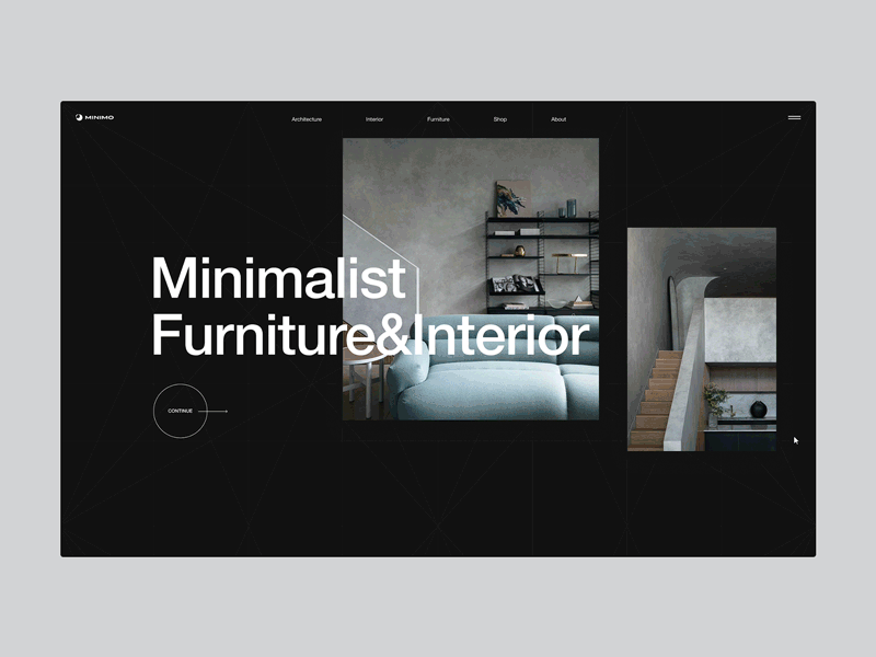 Minimalist Website - fullpage