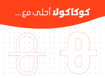 Share a Coke Arabic Typeface - خط كوكاكولا أحلى مع arabic coca cola font happy names share a coke typedesign
