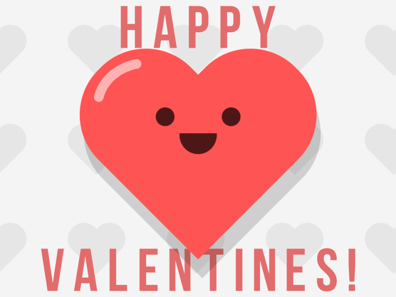 Happy Valentines 2d after animation day design effects graphics heart motion valentines