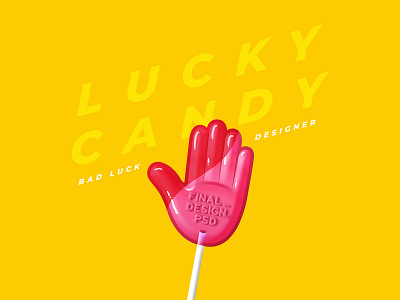 Lucky Candy 🍭 bad luck clients designers endless file illustration infinite changes lucky candy procreate