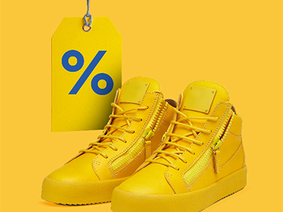 Shoes retail sale shoes yellow