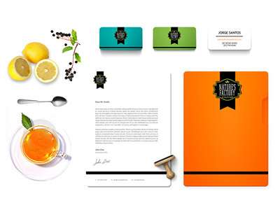 Natures Factory branding campaign tea