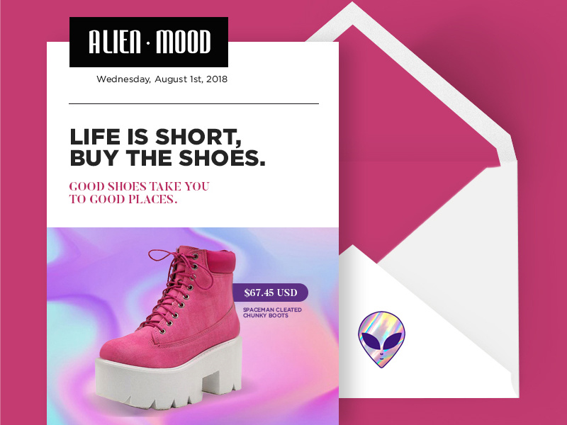 ALIEN MOOD la mood alien 90s galactic newsletter