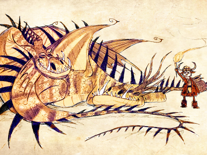 Dragon and Boy kuriaowiti dragon dreamworks animation