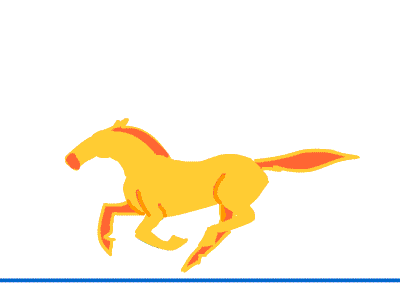 Horse Run Cycle 2d animation animation horse run cycle