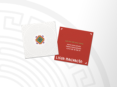 Business cards Luisa branding business cards design identity logo