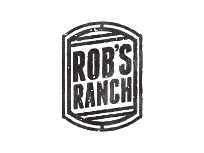 Rob's Ranch logo vector