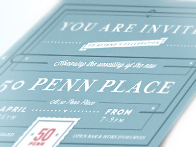 Invitation invitation print typography