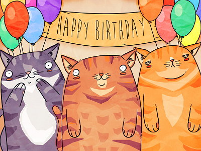 Birthday Cats