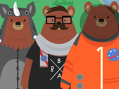 Filthy Bear! app bear characters colors design game gameart gamedev ios outfits
