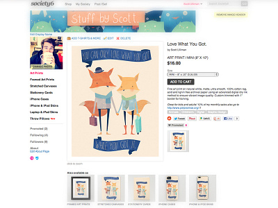 Society6 Shop 6 c4d cats cg color digital foxes fun illustrations iphone lowpoly photoshop prints shop society space