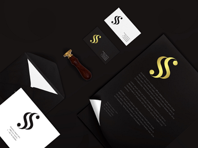 luxurious "S,SS" letter mark