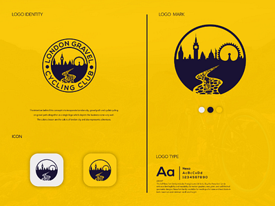 identity mark option for london based cycling club