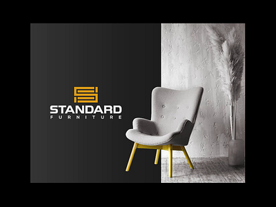 Standard furniture Brand mark flogo fs logo furniture branding furniture logo interior interior branding s logo sf logo