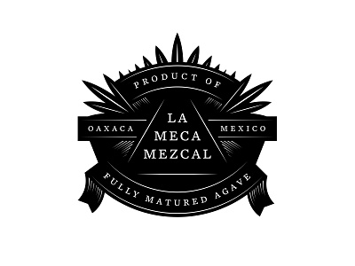 La Meca Outtakes agave branding illustration killed lockup logo logo design mexico mezcal type typography
