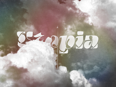 UTOPIA - album cover concept cover cover design digital illustration music music art travis scott typography utopia