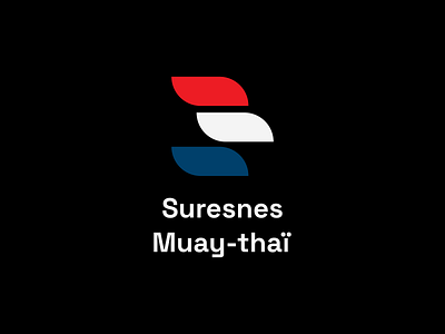 French Muay-Thai club logo branding french illustrator logo muay thai sport suresnes vector