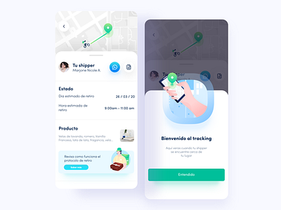 Tracking birdi dailyui design illustration shipper tracking ui ui ux ui design ux ux ui uxdesign vector