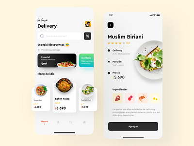 Delivery Concept UI adobexd app dailyui design typography ui ui ux ui design ux ux design