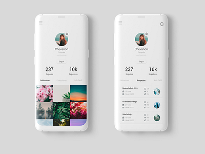 Daily UI #006 - User Profile adobexd ai app ilustracion interface ui ux