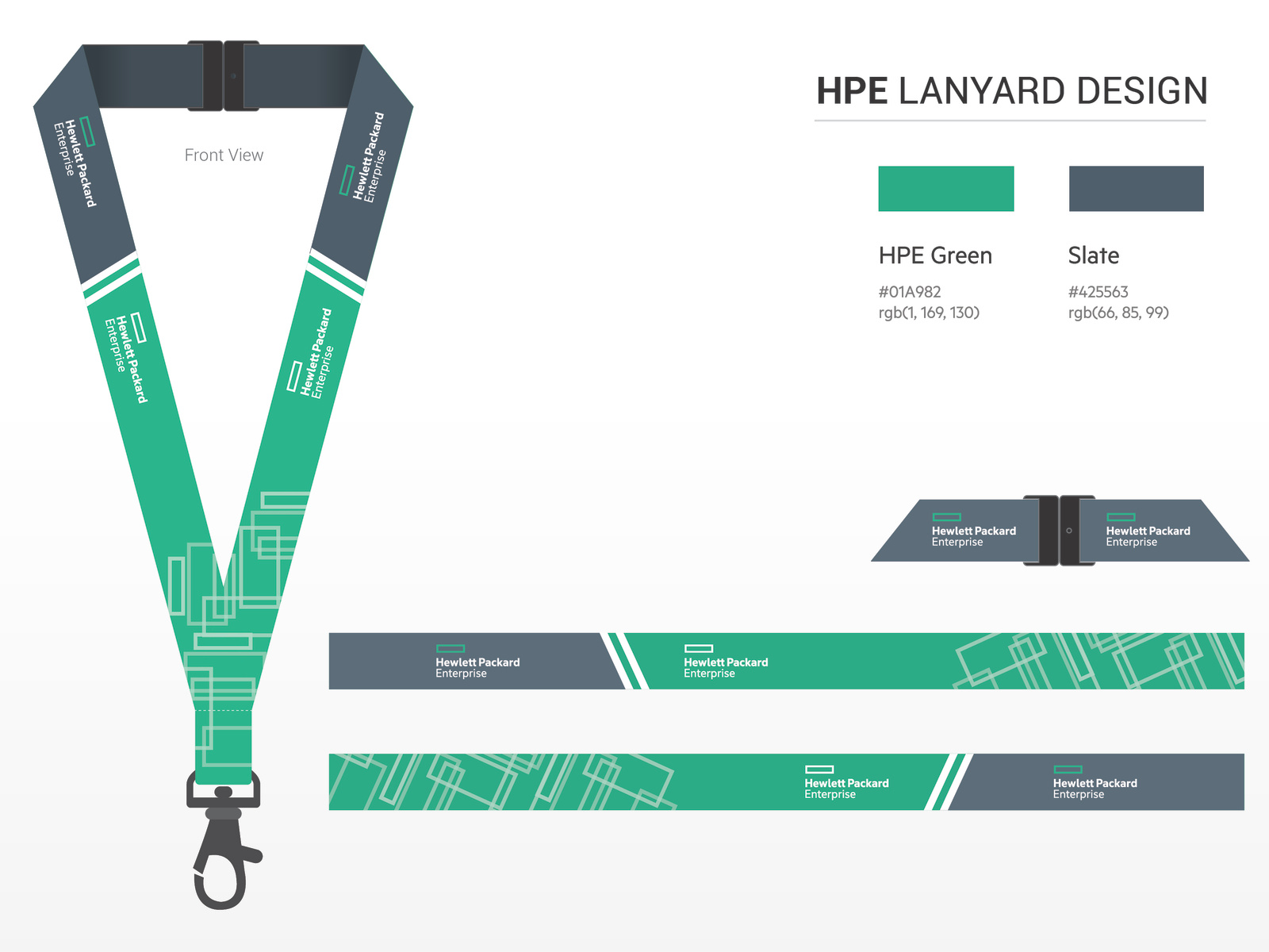 Lanyard Template Size