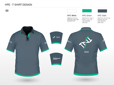 HPE - DnA Tshirt design (Option 3) company tshirt corporate branding design textile design tshirt design