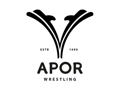 APOR, Rethymno Wrestling Team crete design dolphin dolphins greece logo rethymno sports team v victory wrestling