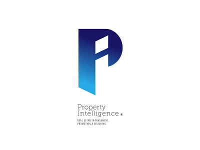 Property Intelligence branding crete greece initial intelligence lettering logo property management real estate rethymno