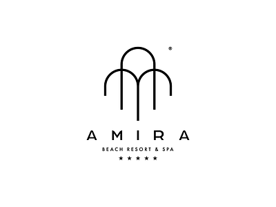 AMIRA Beach Resort & Spa branding crete design fivestar greece hotel logo luxury resort rethymno