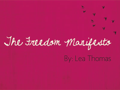 The Freedom Manifesto Cover design e book