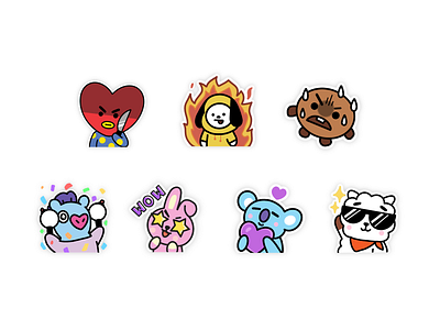 BT21 Emotes