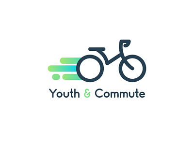 Youth & Commute Logo bicycle bike commute graphic design logo youth